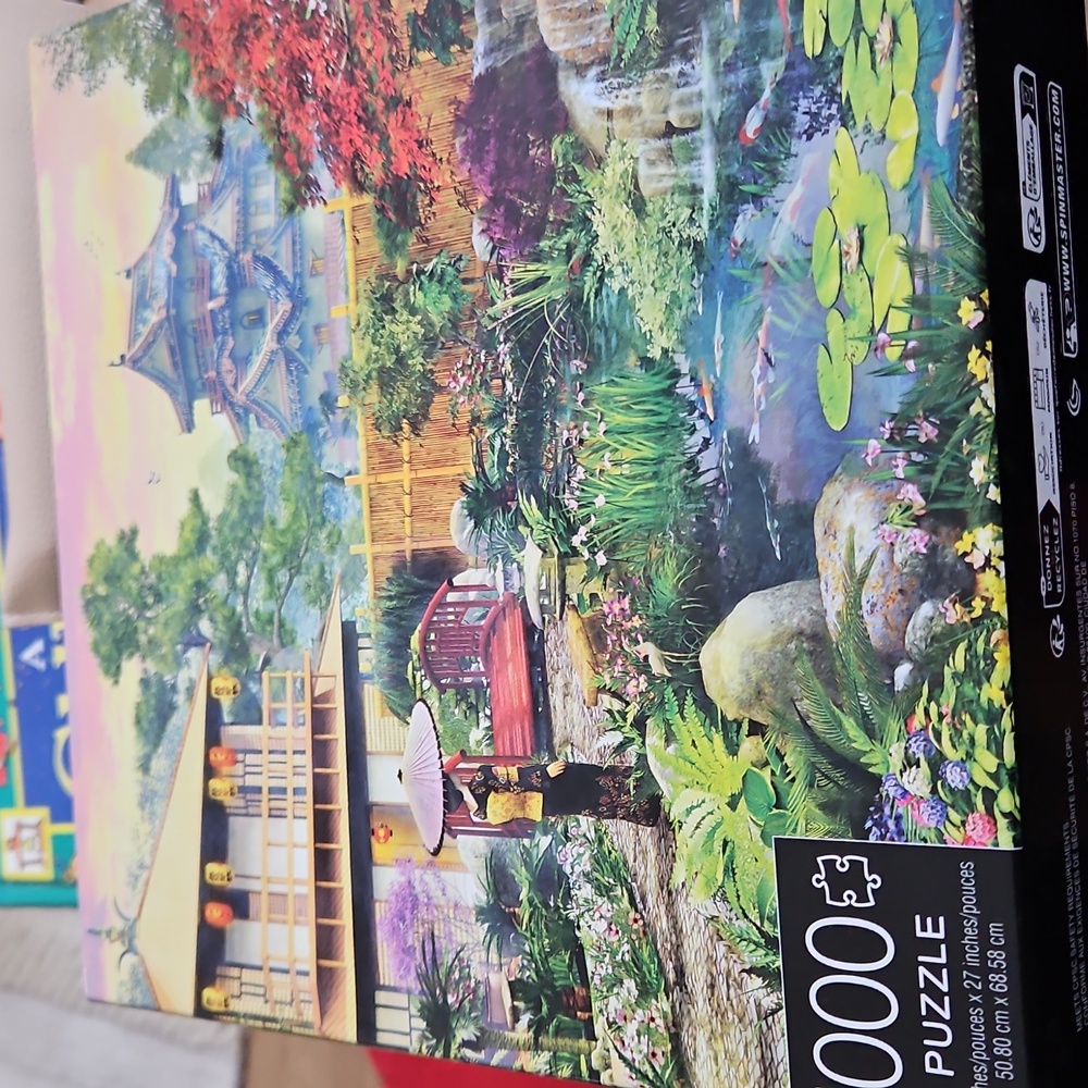 Spinmaster Japan Garden Puzzle Jigsaw 1000 Pieces